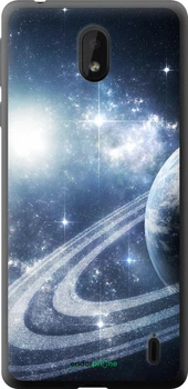 Чехол на Nokia 1 Plus Кольца Сатурна "173u-1677-70447"