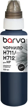Чорнило Barva для HP 711 BK Pigment 100 мл Black (H711-853)