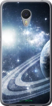 Чехол на Meizu M3 Note Кольца Сатурна "173t-256-70447"