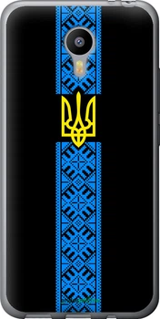 Чехол на Meizu M2 Note Тризуб в вышиванке "1158t-94-70447"
