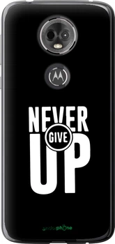 Чехол на Motorola Moto E5 Plus Никогда не сдавайся "4572u-1412-70447"