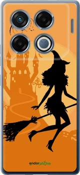 Чохол на Infinix GT 20 Pro Відьма на мітлі "1184u-3735-70447"