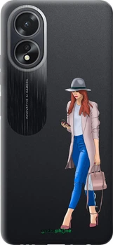 Чехол на Oppo A18 Девушка 1 "4751u-3807-70447"