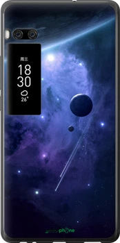 Чехол на Meizu Pro 7 Plus Планеты в синем космосе "171u-1131-70447"
