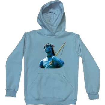 Худі Преміум Унісекс Avatar art XS Блакитний Без утеплювача