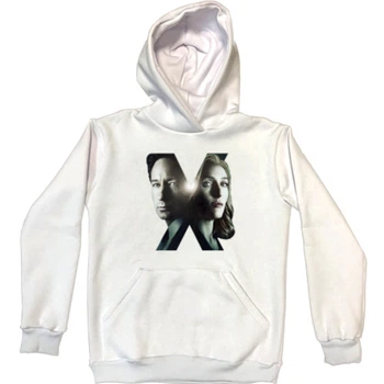 Худі Преміум Унісекс X files 1 3XL Білий Без утеплювача
