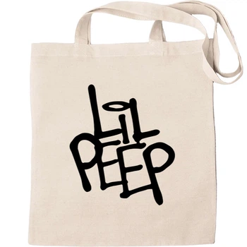 Еко-Сумка для шопінгу Lil peep (12) Бежевий