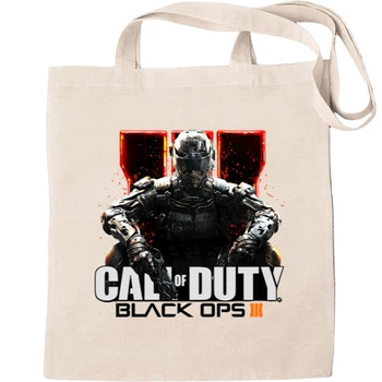 Еко-Сумка для шопінгу Call of duty black ops 3_3 Бежевий