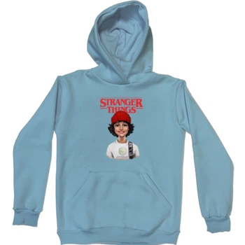 Худі Преміум Унісекс Stranger things 5 XS Блакитний Без утеплювача