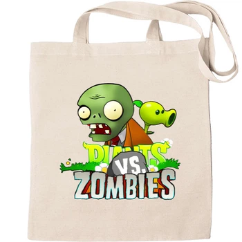 Еко-Сумка для шопінгу Plants vs. zombies Бежевий