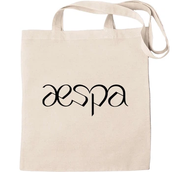 Еко-Сумка для шопінгу Aespa logo 2 Бежевий