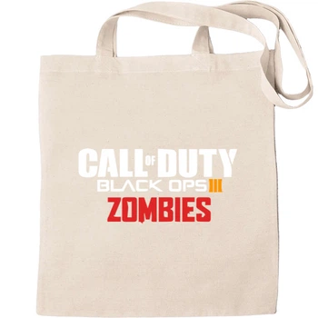 Еко-Сумка для шопінгу Call of duty black ops 3 zombies 5 Бежевий