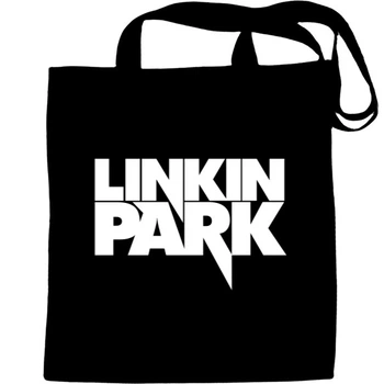 Еко-Сумка для шопінгу Linkin park логотип Чорний