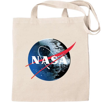 Еко-Сумка для шопінгу Nasa logo star wars Бежевий