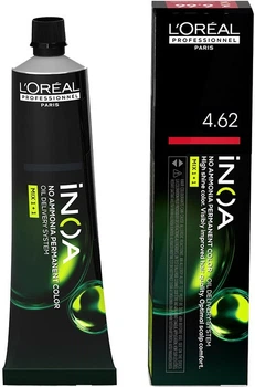 Farba do włosów L'Oreal Professionnel Inoa Permanent Color bez amoniaku 4.62 60 g (3474637129033)