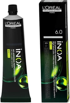 Farba do włosów L'Oreal Professionnel Inoa Permanent Color bez amoniaku 6.0 60 g (3474637130947)