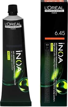 Farba do włosów L'Oreal Professionnel Inoa Permanent Color bez amoniaku 6.45 60 g (3474637133375)