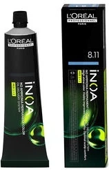 Farba do włosów L'Oreal Professionnel Inoa Permanent Color bez amoniaku 8.11 60 g (3474637130541)