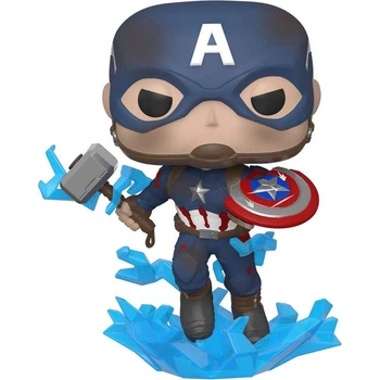 Фигурка Funko Pop! Avengers Endgame: Капитан Америка с мьёльниром 9.6см (45137) [117709]