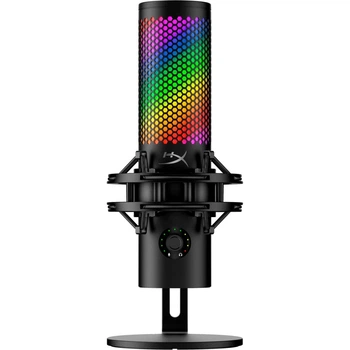 Микрофон для ПК/для стриминга, подкастов HyperX QuadCast 2 S Black RGB (9A273AA)