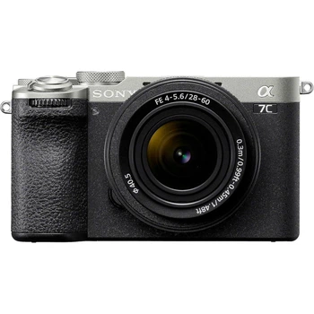Беззеркальный фотоаппарат Sony Alpha A7C II Kit FE f/4-5.6 28-60mm Silver (ILCE7CM2LS) UA [137138]
