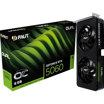 Видеокарта Palit GeForce RTX 5060 Dual OC 8GB (NE75060S19P1-GB2063D) UA [154533]