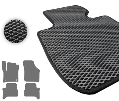 Eva килимки Pro-Eco Black для Volkswagen e-Up! (mkI)(електро) 2019-2023 (PE 6090900)