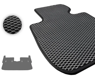 Eva килимки Pro-Eco Black для Chrysler Pacifica (mkI)(3 ряд) 2004-2008 (PE 6090287)