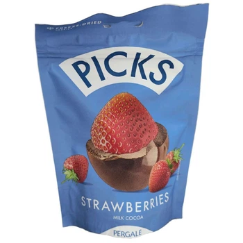 Драже шоколадное Picks с клубникой в йогурте, 90 г