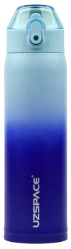 Термочашка Uzspace X4 Gradient 500 мл голубая с синим 4201