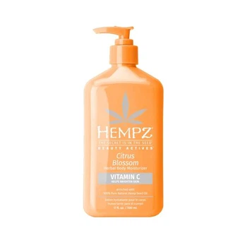 Увлажняющее молочко для тела с витамином C ЦВЕТЫ ЦИТРУСА Citrus Blossom Herbal Body Moisturizer Hempz 500 мл