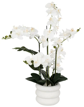 Sztuczny storczyk Atmosphera Créateur d'intérieur Mick w ceramicznej doniczce 80 cm (3560233015792)