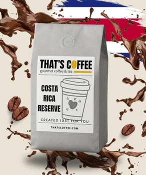 Кофе в зёрнах That's Coffee Costa Rica Reserve арабика горный урожай светлой средней обжарки 454 г