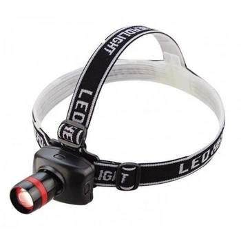 Фонарь налобный линза zoom bl-6611 (tk27), 3aaa wd 110