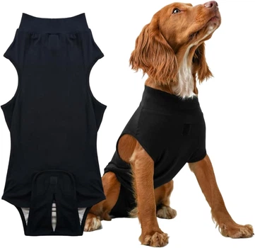Боди для восстановления собак Derby Pet Recovery Suite, Black, M