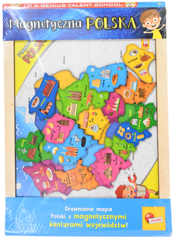 Магнітна мапа Польщі Lisciani I'm a genius (8008324112920)