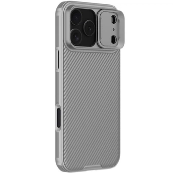 Чохол на Apple iPhone 17 Pro / для айфон 17 про карбон Titanium gray