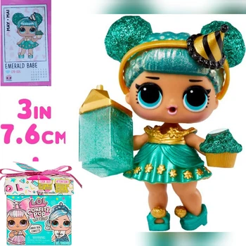 Кукла Игровой набор Lol Surprise! Confetti Pop Birthday Emerald babe Collectible Doll День рождение май 589969