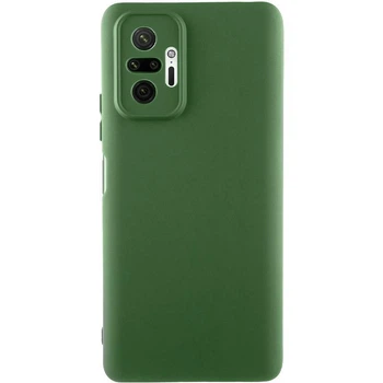 Чехол на Xiaomi Redmi Note 10 Pro, 10 Pro Max для Ксяоми, сяоми редми ноте 10 про, 10 про макс силикон Зеленый / Dark green