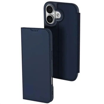Чохол книжка на Apple iPhone 17 / для айфон 17 штучна шкіра Синій