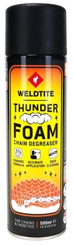 Очищувач трансмісії Weldtite 03097 Thunder Foam Chain Degreaser, пінний, 500мл