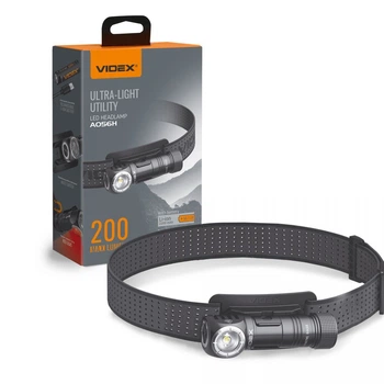 Портативный светодиодный фонарик VIDEX VLF-A056H 200Lm 5000K