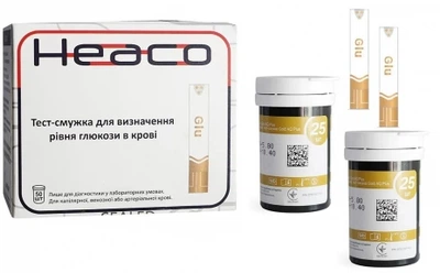Тест-полоски Heaco Gold AQ Plus 50 штук