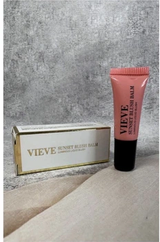 Рідкі румʼяна Vieve sunset blush balm відтінок cherub, обʼєм 2 мл
