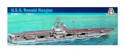 Збірна модель 1/720 авіаносець USS Ronald Reagan CVN-76 Italeri 5533