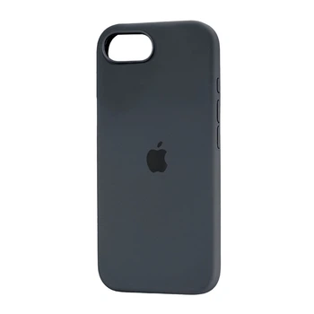 Чехол Silicone Full Cover противоударный для iPhone 16e темно-серый