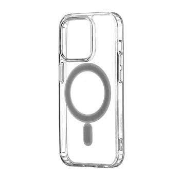 Чехол Spigen Ultra Hybrid MagSafe силикон противоударный для iPhone 15 Pro прозрачный