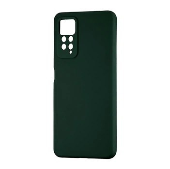 Чехол силиконовый противоударный для Redmi Note 12 Pro 4G/Note 11 Pro 4G/Note 11 Pro 5G/Note 11E Pro/Poco X4 Pro 5G темно-зеленый