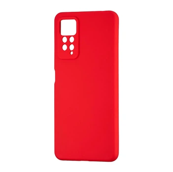 Чехол силиконовый противоударный для Redmi Note 12 Pro 4G/11 Pro 4G/11 Pro 5G/11E Pro/Poco X4 Pro 5G красный