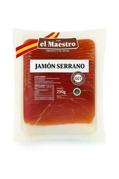 Хамон El Maestro JAMON Curado Locheando, нарізка 250 г